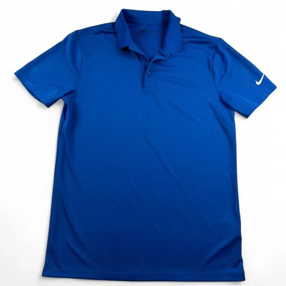 Nike Men’s Blue Dri-FIT Golf Polo Shirt – Size Medium